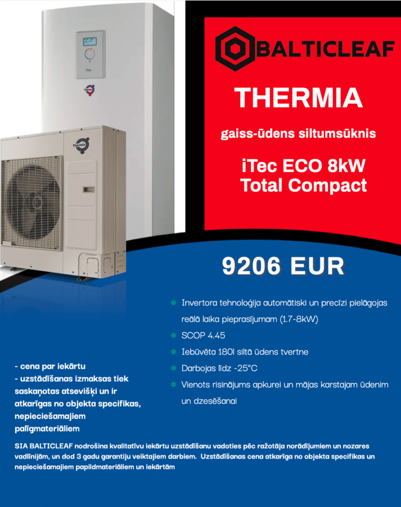 Thermia iTec ECO piedāvājums